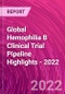 Global Hemophilia B Clinical Trial Pipeline Highlights - 2022 - Product Image