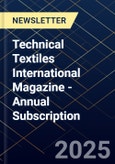 Technical Textiles International Magazine - Annual Subscription- Product Image