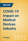 COVID-19 Impact on Medical Devices Industry - Thematic Research- Product Image