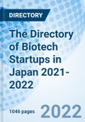 The Directory of Biotech Startups in Japan 2021-2022- Product Image