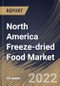 North America Freeze-dried Food Market Size, Share & Industry Trends Analysis Report By Distribution Channel (B2B and B2C), By B2C Type (Supermarkets/Hypermarkets, Convenience Stores), By Product, By Country and Growth Forecast, 2022 - 2028 - Product Thumbnail Image