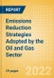 Emissions Reduction Strategies Adopted by the Oil and Gas Sector - Analyzing Current Emissions by Oil and Gas Sector and Companies, Future Targets, Reduction Strategies and Carbon Pricing - Product Image