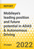 Mobileye's leading position and future potential in ADAS & Autonomous Driving- Product Image