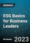 ESG Basics for Business Leaders - Webinar (Recorded)- Product Image