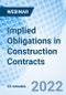 Implied Obligations in Construction Contracts - Webinar - Product Image