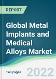 Global Metal Implants and Medical Alloys Market - Forecasts from 2022 to 2027- Product Image