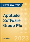 Aptitude Software Group Plc (APTD) - Financial and Strategic SWOT Analysis Review- Product Image