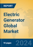 Electric Generator Global Market Insights 2024, Analysis and Forecast to 2029, by Manufacturers, Regions, Technology, Application, Product Type- Product Image