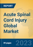 Acute Spinal Cord Injury Global Market Insights 2023, Analysis and Forecast to 2028, by Manufacturers, Regions, Technology, Application, Product Type- Product Image