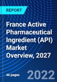 France Active Pharmaceutical Ingredient (API) Market Overview, 2027- Product Image