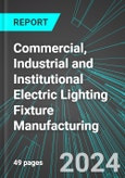 Commercial, Industrial and Institutional Electric Lighting Fixture Manufacturing (U.S.): Analytics, Extensive Financial Benchmarks, Metrics and Revenue Forecasts to 2030, NAIC 335122- Product Image