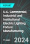 U.S. Commercial, Industrial and Institutional Electric Lighting Fixture Manufacturing: Analytics, Extensive Financial Benchmarks, Metrics and Revenue Forecasts to 2030 - Product Thumbnail Image