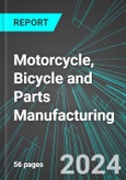 Motorcycle, Bicycle and Parts Manufacturing (U.S.): Analytics, Extensive Financial Benchmarks, Metrics and Revenue Forecasts to 2030, NAIC 336991- Product Image