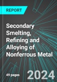 Secondary Smelting, Refining and Alloying of Nonferrous Metal (except Copper and Aluminum) (U.S.): Analytics, Extensive Financial Benchmarks, Metrics and Revenue Forecasts to 2030, NAIC 331492- Product Image