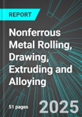 Nonferrous Metal (Except Copper and Aluminum) Rolling, Drawing, Extruding and Alloying (U.S.): Analytics, Extensive Financial Benchmarks, Metrics and Revenue Forecasts to 2030, NAIC 331490- Product Image