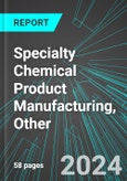 Specialty Chemical Product (Activated Carbon, Antifreeze, Swimming Pool) Manufacturing, Other (U.S.): Analytics, Extensive Financial Benchmarks, Metrics and Revenue Forecasts to 2030, NAIC 325998- Product Image