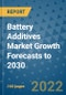Battery Additives Market Growth Forecasts to 2030 - Product Image