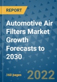 Automotive Air Filters Market Growth Forecasts to 2030- Product Image
