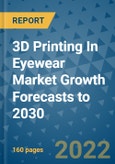 3D Printing In Eyewear Market Growth Forecasts to 2030- Product Image