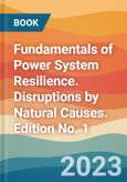 Fundamentals of Power System Resilience. Disruptions by Natural Causes. Edition No. 1- Product Image