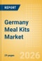 Germany Meal Kits (Prepared Meals) Market Size, Growth and Forecast Analytics, 2024-2029 - Product Image