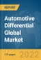 Automotive Differential Global Market Report 2022 - Product Thumbnail Image