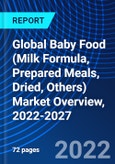 Global Baby Food (Milk Formula, Prepared Meals, Dried, Others) Market Overview, 2022-2027- Product Image