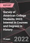 Survey of American College Students 2022: Interest in Courses and Degrees in History  - Product Image