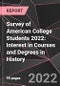 Survey of American College Students 2022: Interest in Courses and Degrees in History  - Product Thumbnail Image