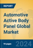 Automotive Active Body Panel Global Market Insights 2024, Analysis and Forecast to 2029, by Manufacturers, Regions, Technology, Product Type- Product Image