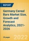 Germany Cereal Bars (Bakery and Cereals) Market Size, Growth and Forecast Analytics, 2021-2026 - Product Thumbnail Image