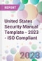 United States Security Manual Template - 2023 - ISO Compliant - Product Image