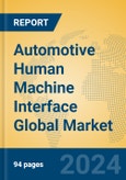 Automotive Human Machine Interface Global Market Insights 2024, Analysis and Forecast to 2029, by Manufacturers, Regions, Technology, Application- Product Image