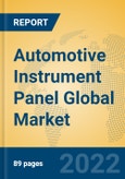 Automotive Instrument Panel Global Market Insights 2022, Analysis and Forecast to 2027, by Manufacturers, Regions, Technology, Application, Product Type- Product Image