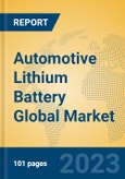 Automotive Lithium Battery Global Market Insights 2023, Analysis and Forecast to 2028, by Manufacturers, Regions, Technology, Application, Product Type- Product Image