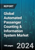 Global Automated Passenger Counting & Information System Market by Type (Automated Passenger Counting Systems, Passenger Information Systems), Technology (Infrared, Stereoscopic Vision, Time-Of-Flight), Component, Application, End-Use - Forecast 2024-2030- Product Image