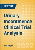 Urinary Incontinence Clinical Trial Analysis by Trial Phase, Trial Status, Trial Counts, End Points, Status, Sponsor Type, and Top Countries, 2022 Update- Product Image