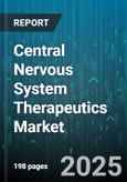 Central Nervous System Therapeutics Market by Indication, Mechanism Of Action, Route Of Administration, End User, Distribution Channel - Global Forecast to 2030- Product Image