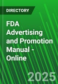 FDA Advertising and Promotion Manual - Online - Product Image