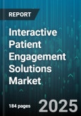 Interactive Patient Engagement Solutions Market by Component, Product, Type, Delivery Type, Application, End User - Global Forecast 2025-2030- Product Image