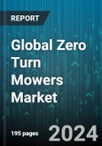 Global Zero Turn Mowers Market by Cutting Width (50 to 60 inches, Less than 50 inches, More than 60 inches), Type (Commercial (23-31 HP), Entry-level (18-22 HP), Mid-Grade (18-26 HP)), Power, Yard Size, Application - Forecast 2024-2030- Product Image