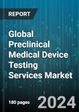 Global Preclinical Medical Device Testing Services Market by Service (Antimicrobial Activity Testing, Bioburden Determination, Biocompatibility Test), Phase (Antimicrobial Wound Dressings, Medical Coatings) - Forecast 2024-2030- Product Image