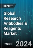 Global Research Antibodies & Reagents Market by Product (Antibodies, Reagent), Technology (Enzyme-linked Immunosorbent Assay, Flow Cytometry, Immunofluorescence), Indication, Application, End User - Forecast 2023-2030- Product Image