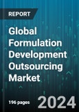 Global Formulation Development Outsourcing Market by Service (Formulation Optimization, Pre-formulation Services), Dosage Form (Injectable, Oral, Topical), Application - Forecast 2024-2030- Product Image