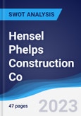 Hensel Phelps Construction Co. - Strategy, SWOT and Corporate Finance Report- Product Image