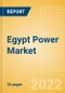 Egypt Power Market Size and Trends by Installed Capacity, Generation, Transmission, Distribution, and Technology, Regulations, Key Players and Forecast, 2022-2035 - Product Image