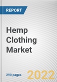 Hemp Clothing Market By Type, By End User, By Distribution Channel: Global Opportunity Analysis and Industry Forecast, 2021-2031- Product Image