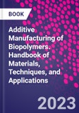 Additive Manufacturing of Biopolymers. Handbook of Materials, Techniques, and Applications- Product Image
