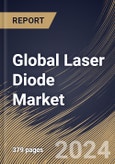 Global Laser Diode Market Size, Share & Trends Analysis Report By Wavelength (Infrared, Red, Blue & Green, Blue Violet, and Ultraviolet), By Technology, By Doping Material, By End Use, By Regional Outlook and Forecast, 2023 - 2030- Product Image