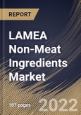 LAMEA Non-Meat Ingredients Market Size, Share & Industry Trends Analysis Report by Ingredient, Meat Type, Product Type, Country and Growth Forecast, 2022-2028- Product Image